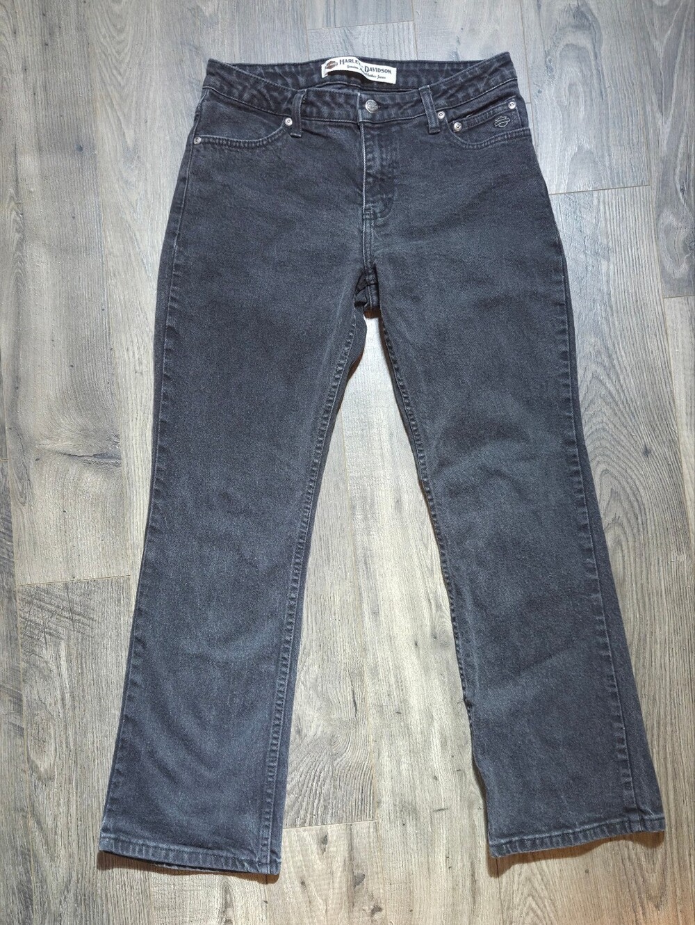 Women's Black Bootcut Jeans — Harley Davidson